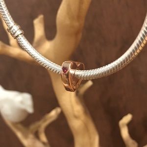 PANDORA Rose | “Two ❤️ Hearts” spacer charm